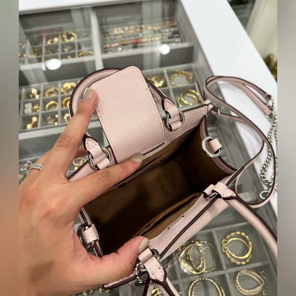 Coach Mini Pepper Crossbody Ice Pink - Picture 5 of 8